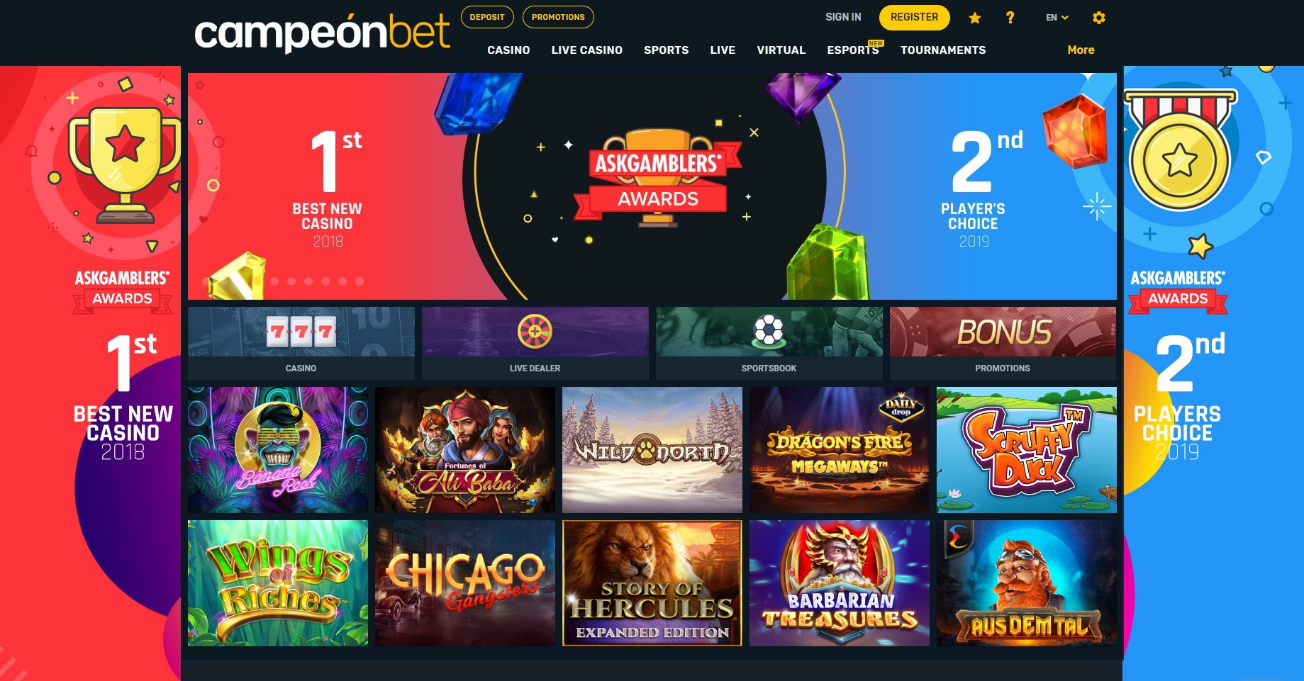 Campeonbet casino no deposit online casino