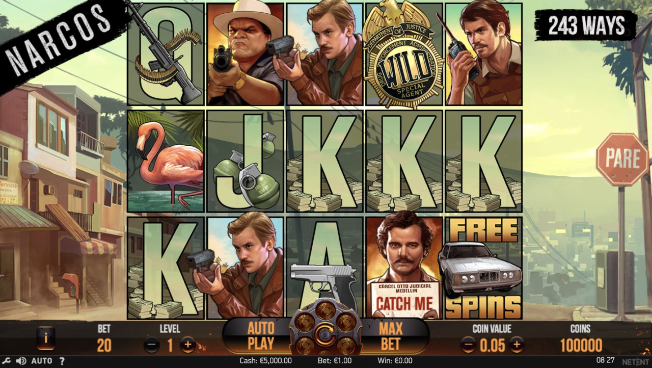 Narcos Slot, New Game Narcos in Canada